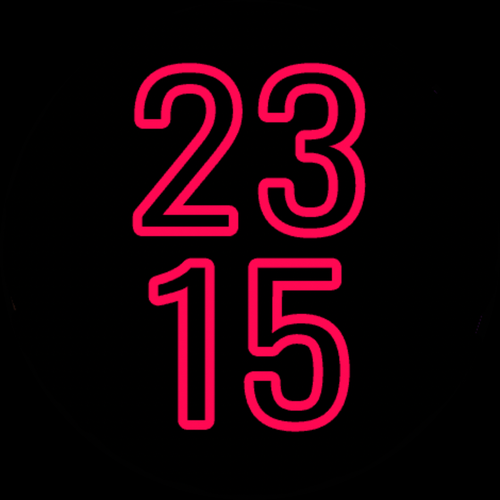 Outline Typography: Minimal Big Digits laser · Screenshot 0