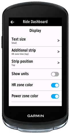 Ride Dashboard · Screenshot 2