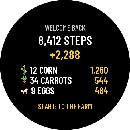 Steps and Seeds: Walking Farm Game · Screenshot 1