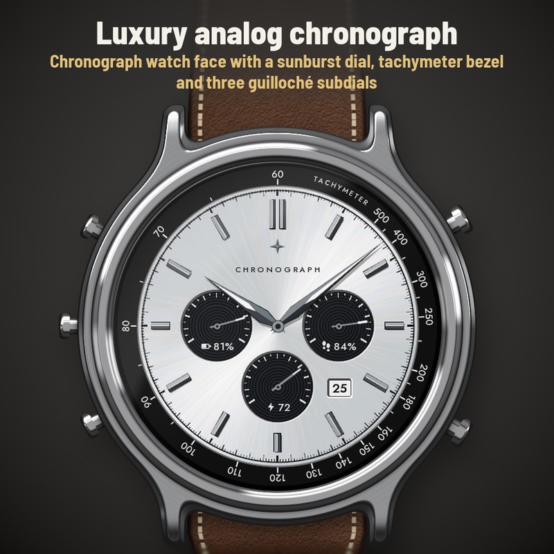 Astra Chrono Free – 经典指针计时码表表盘 · Screenshot 0