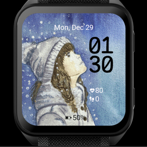 Winter Snow Dreams Watercolor · Screenshot 1