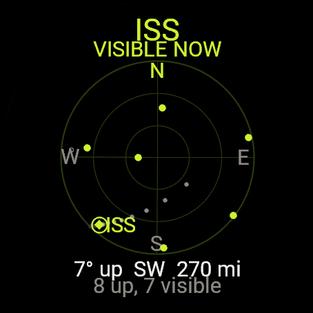 Overhead Orbit: ISS & Satellite Radar · Screenshot 0