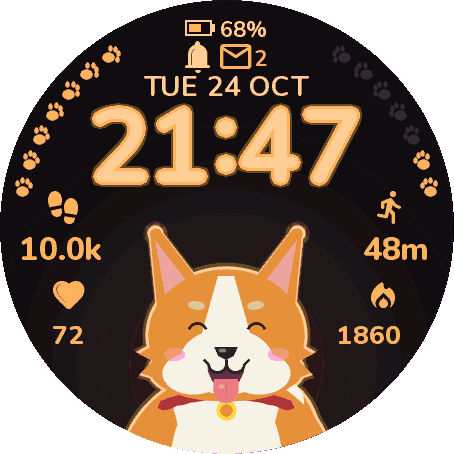 Walkies — quadrante con cane, crea il tuo cane · Screenshot 3