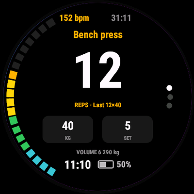 Gym – Strength Training Log · Screenshot 1