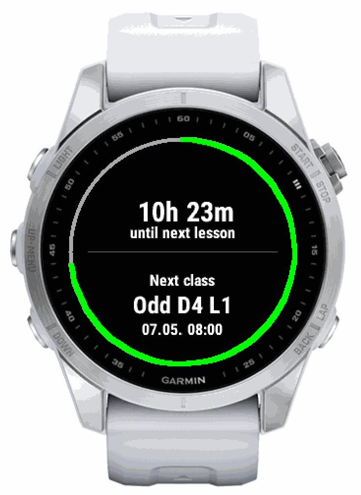 Wrist Timetable 3