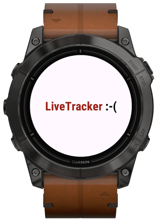 LiveTracker Datafield · Screenshot 3