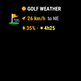 Golf Weather Legacy – Wind, Rain & Daylight · Screenshot 0