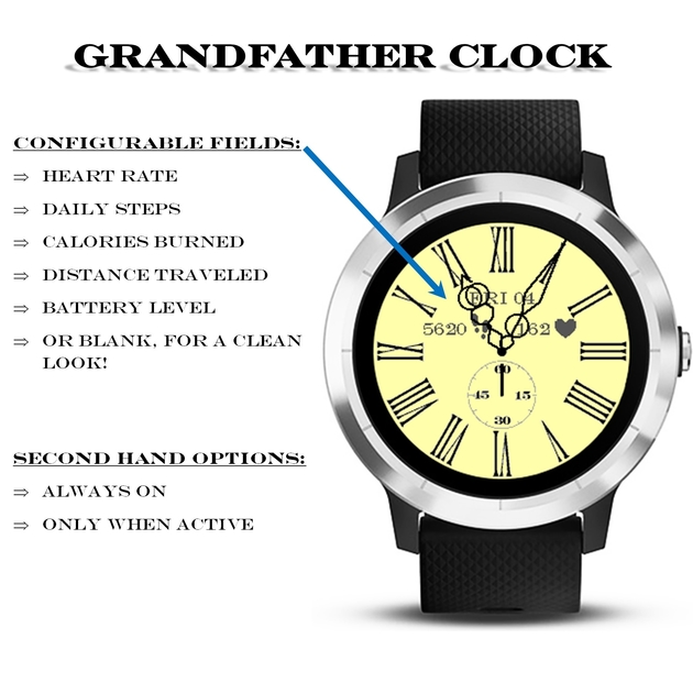 Grandfather Time Analog Clock · Screenshot 1