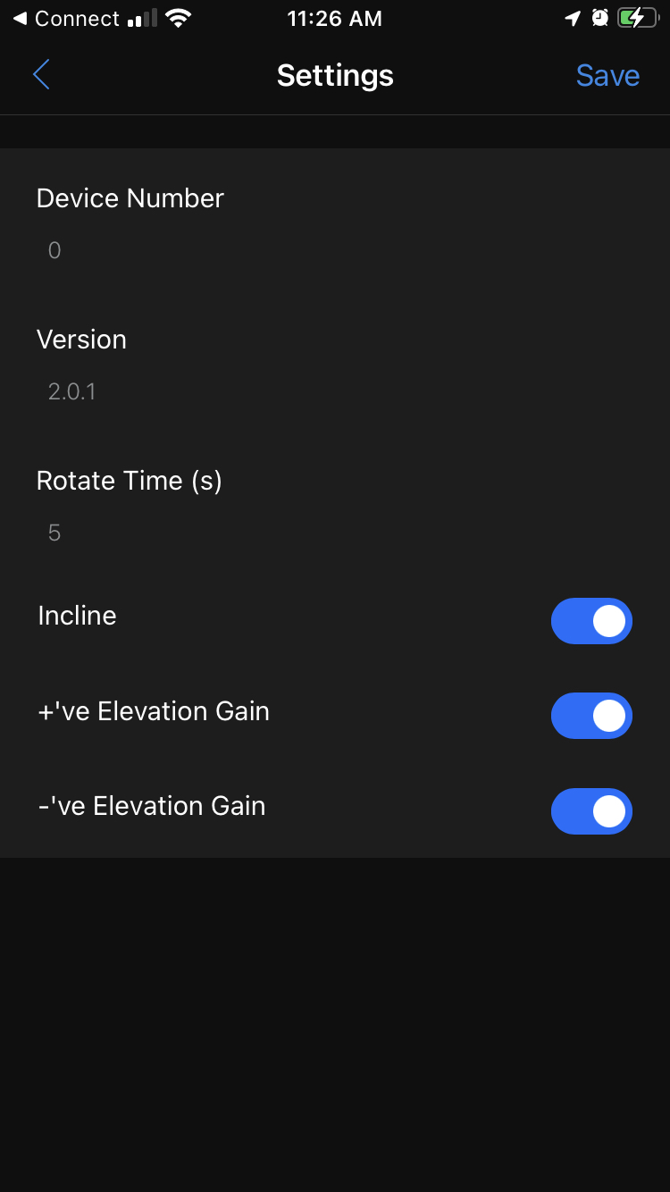 Runn Data Field · Screenshot 1