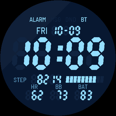 LCD 1985 Watch Face - Retro 80s Digital · Screenshot 4
