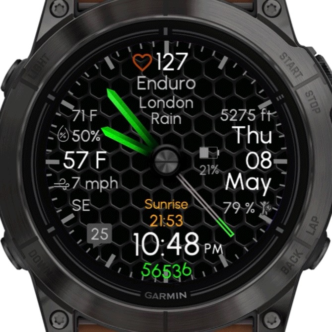 Graphite - Green (OWM Weather) · Screenshot 3
