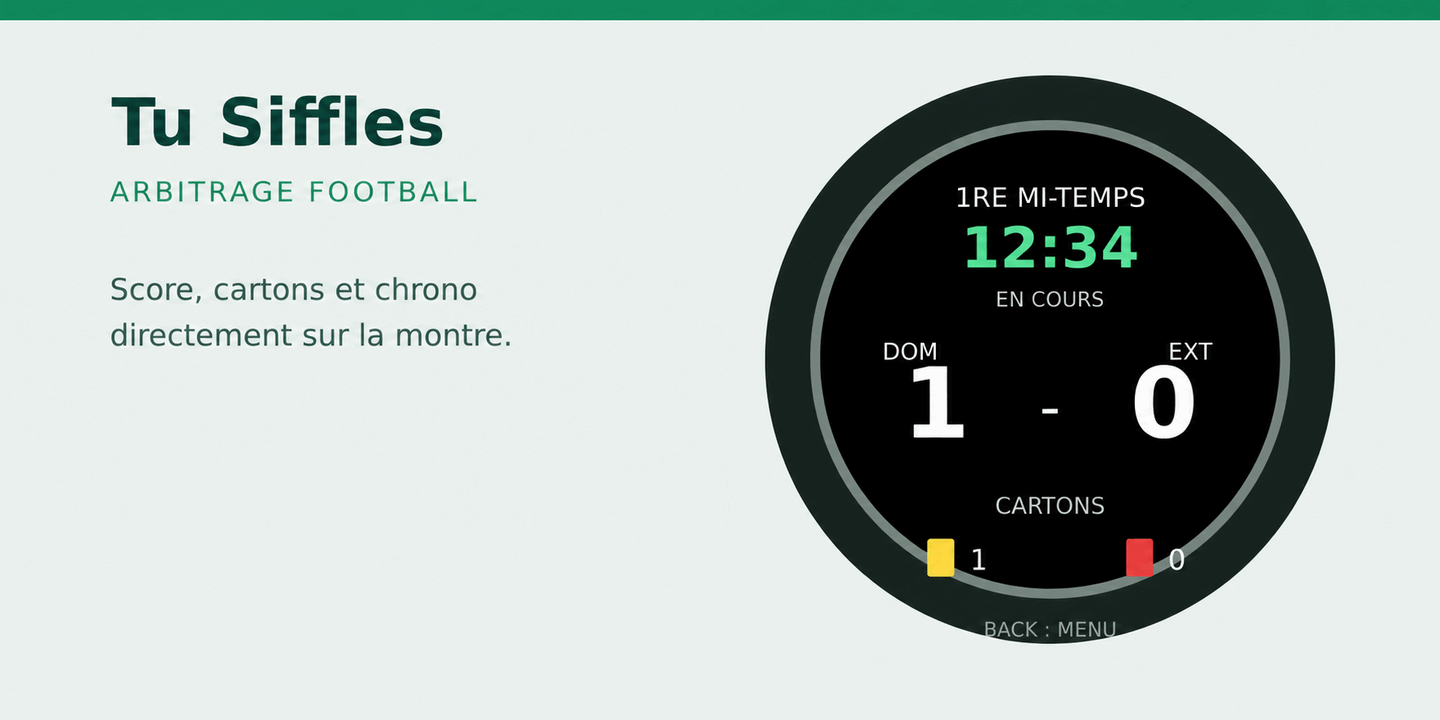"tu siffles" – Arbitre de football · Screenshot 0