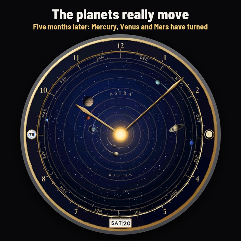 Astra Kepler Pro – 太阳系行星表盘 · Screenshot 2