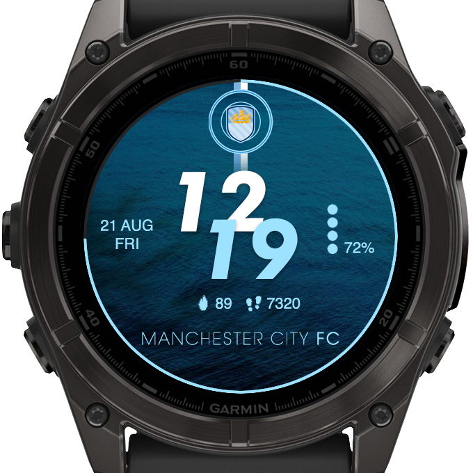 Manchester City Football Soccer Watch Face · Screenshot 2