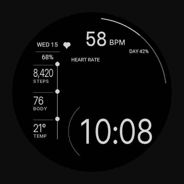 Index Dial Data Watch Face · Screenshot 3
