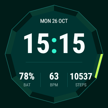 HOURSHIFT — Moving Hour AMOLED · Snímek obrazovky 0