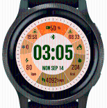 Retro Warm Fitness Dial · Screenshot 3