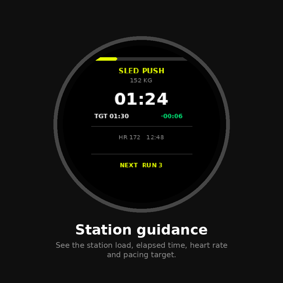 Hyrox Pacer · Screenshot 2