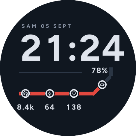 Diagram - Transit Map Watch Face · Screenshot 0