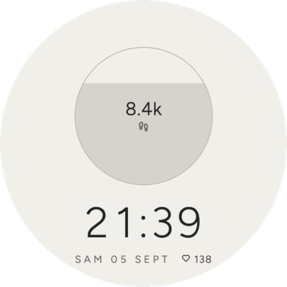 Yeobaek - Minimalist Watch Face · Screenshot 1