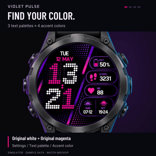 Violet Pulse - Digital AOD · Screenshot 1