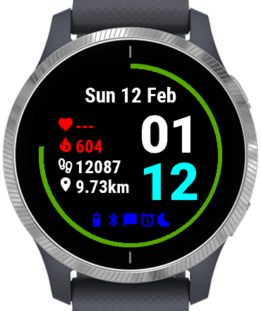 Modern Digital Watch Face · Screenshot 0