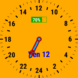 12/24 hour analog w/ secondary dials, seconds, HR watch face screenshot 5