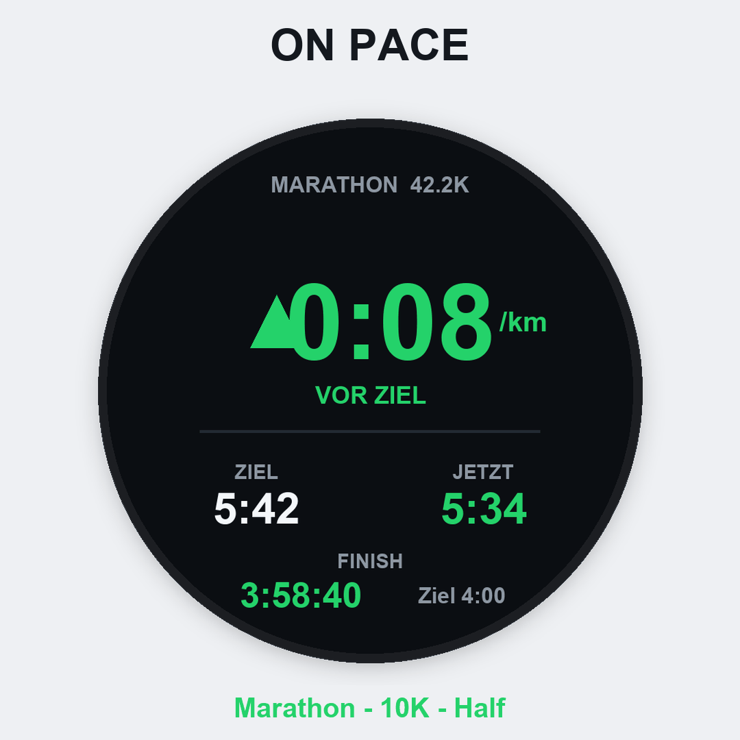 Race Pacer Pro: Marathon, 10K, Half, HYROX · Screenshot 1