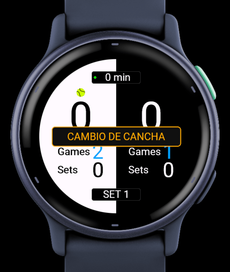 Tennis Tracker Dual: ANT+ Sync · Screenshot 1
