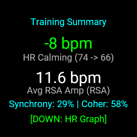 Peak Frequency: HRV Resonance Breath Pacer · Screenshot 1