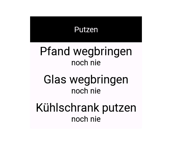 Putztagebuch · Screenshot 0