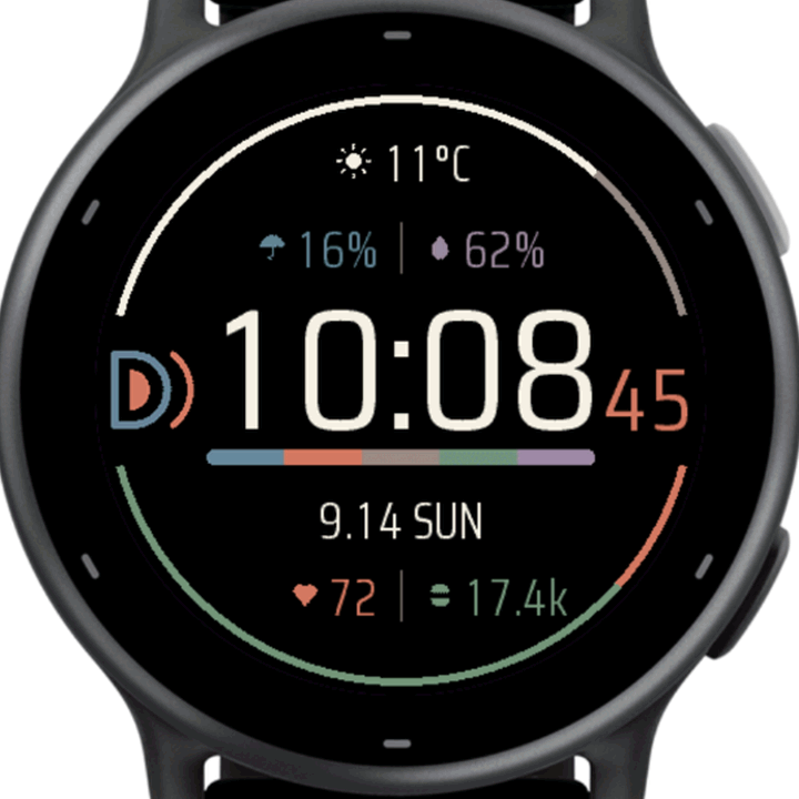 DEVER Engraver - Geometric AMOLED Watch Face · Screenshot 2