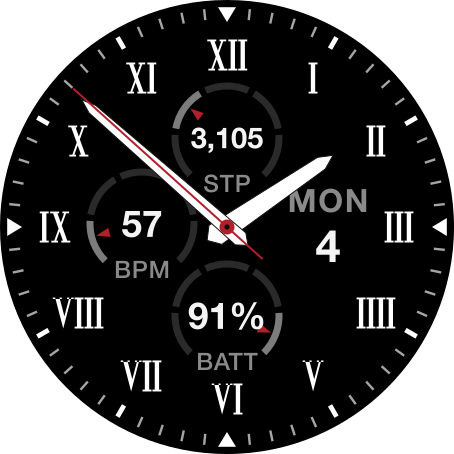 Old Money Analog FaceWatch · Screenshot 1