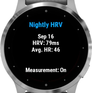Nightly HRV · Screenshot 0