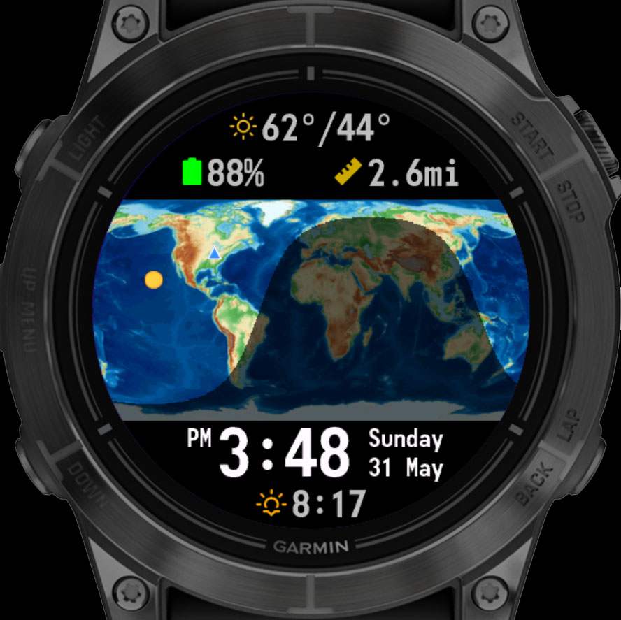 Natural Earth - Solar World Face · Screenshot 1