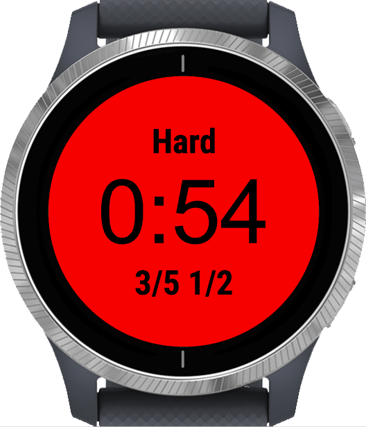 Pyramid HIIT (Data Field) screenshot 2