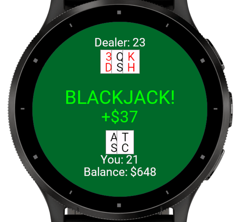Black Jack Simulator · Screenshot 2