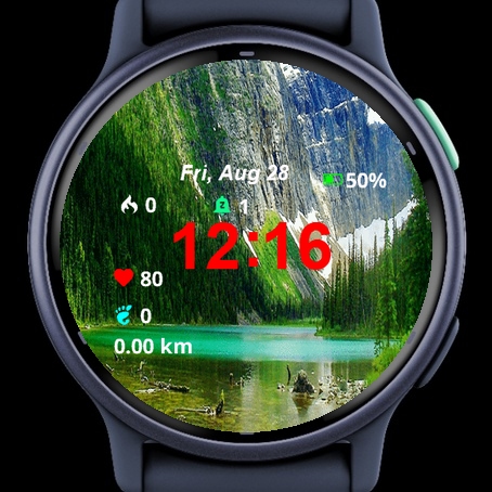 View Mountains Lake Green · Screenshot 1