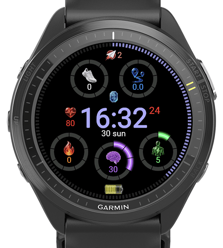 AMOLED Health & Fitness Sapphire · Screenshot 0