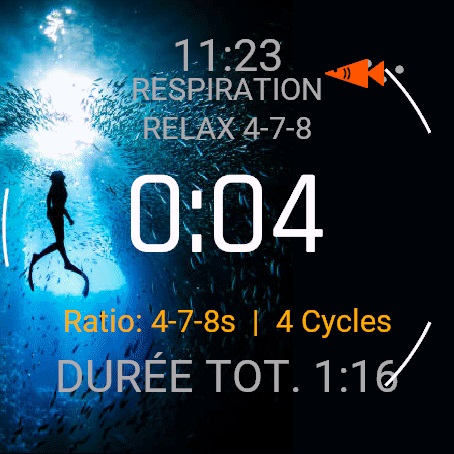 Apnea Trainer – O₂/CO₂ Breath & Dynamic Apne · Screenshot 1