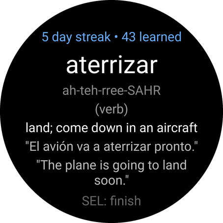 VocabLearn Spanish Free — Words & Phrases · Screenshot 3