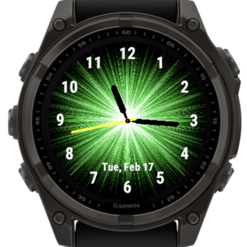 Green Burst Analog 5