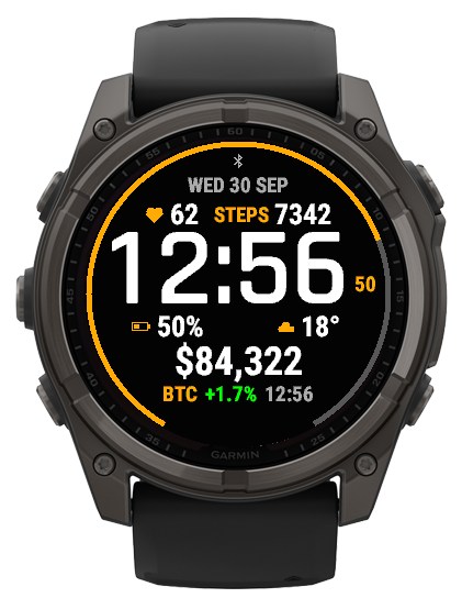 BitcoinLive — Bitcoin Price Watch Face · Screenshot 4