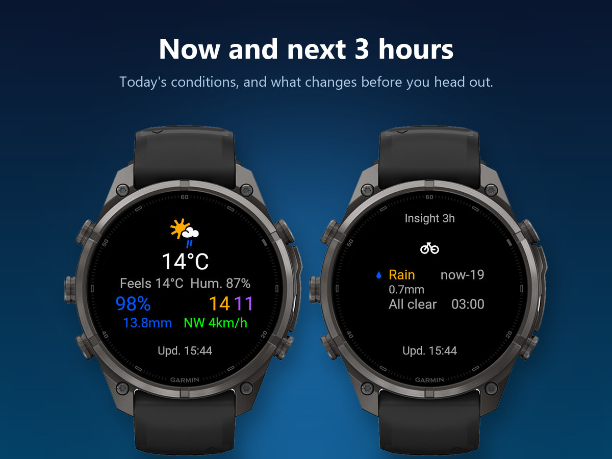 Omni Weather - professional weather on your Garmin · Screenshot 0