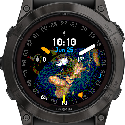 World Time Watch Face · Screenshot 1