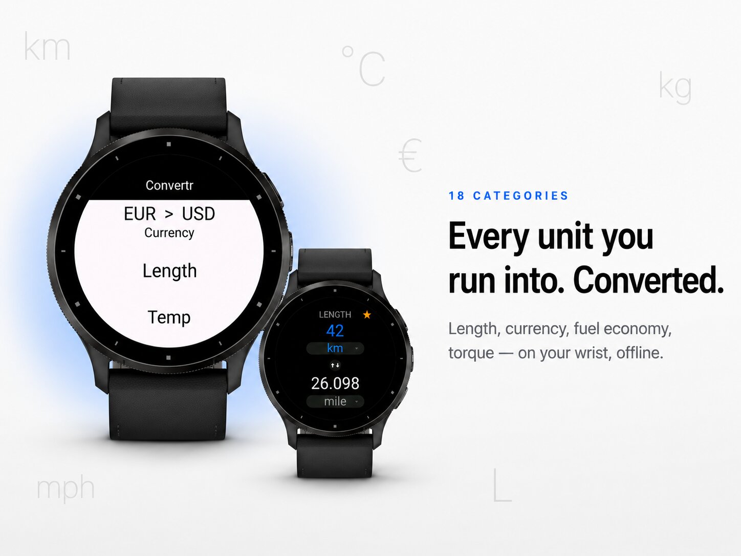 Convertr – 單位與匯率換算 · Screenshot 0