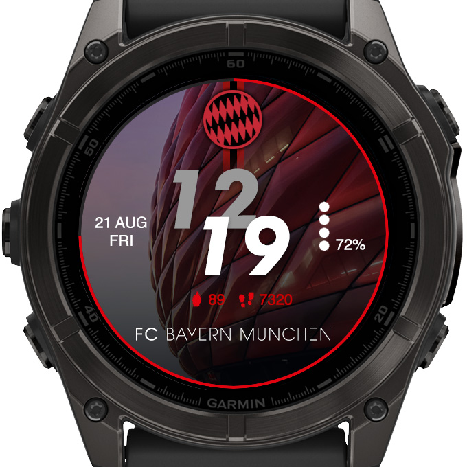 Bayern Munich Football Soccer Digital Watch Face · Screenshot 2