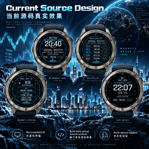 纳斯达克金融科技表盘  NASDAQ AI MARKET HUD｜东方时刻 · Screenshot 3