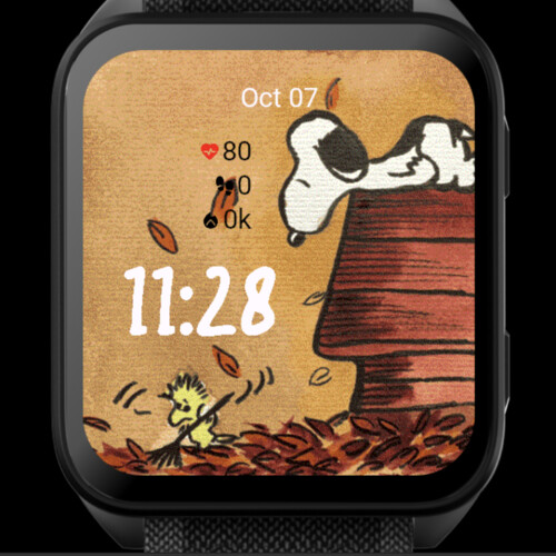 Autumn Snoopy Leaves · Screenshot 0