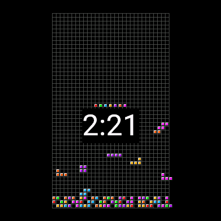 Retro Tetris Watchface - animated · Screenshot 0